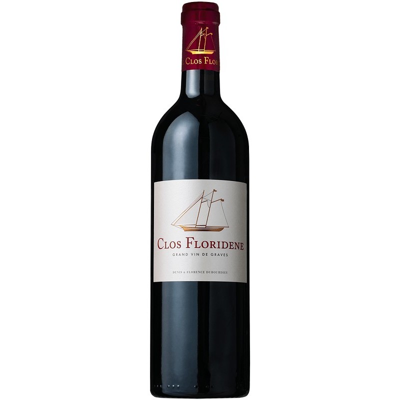 "CLOS FLORIDENE" 2023 GRAVES ROUGE 75 CL CRD  - CAISSE BOIS DE 12 BT - French Wine 75cl
